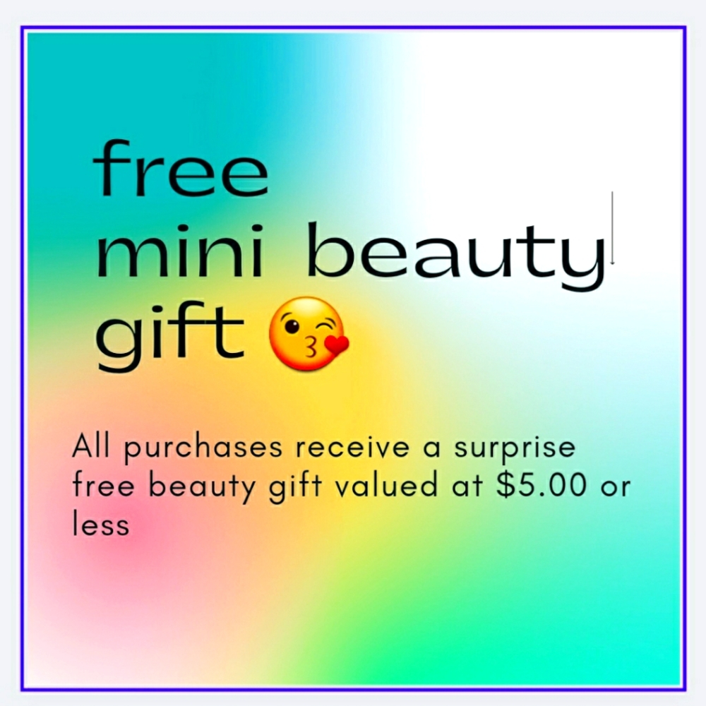 Free with purchase - beauty gift valued at $5.00 or less